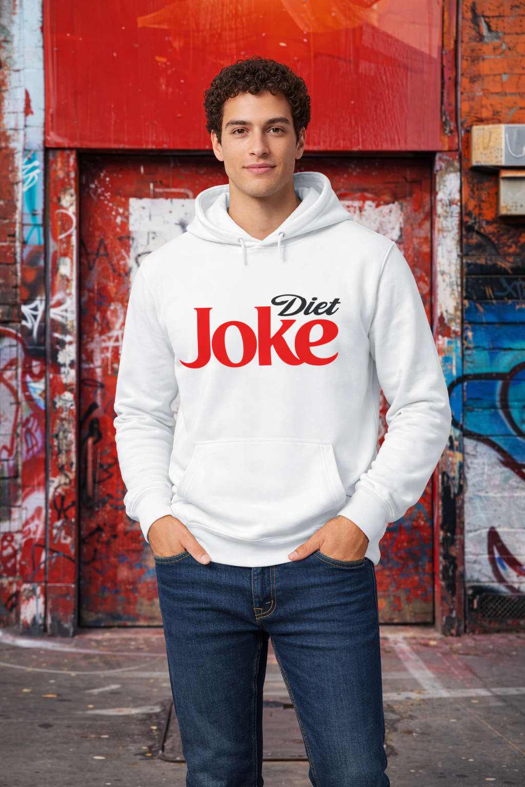 Diet Joke Graphic Hoodie